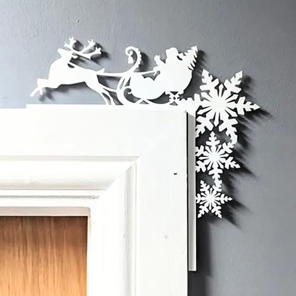 Amazon.com: 2024 New Metal Christmas Door Topper, Christmas Door